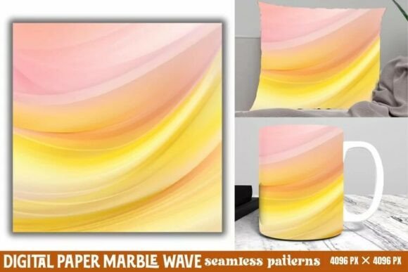 Download Marble Wave Digital Paper Background - Premium Resources
