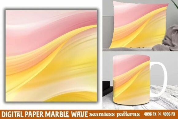 Download Marble Wave Digital Paper Background - Premium Resources