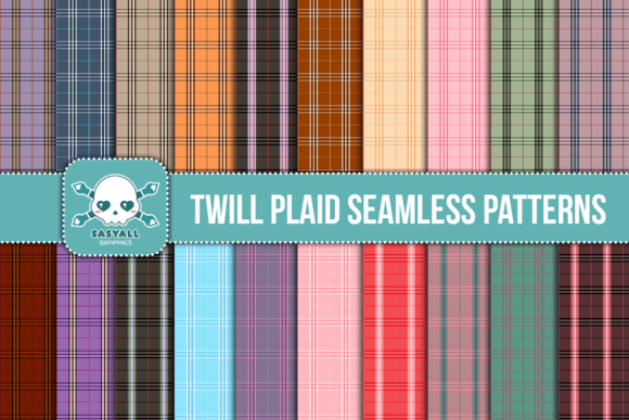Download Twill Plaid Seamless Patterns - Plaid Collection